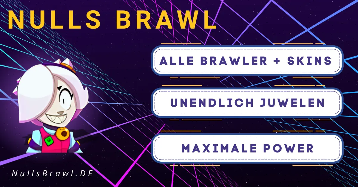 Alle Brawler + Skins, unendlich Juwelen, maximale Power.